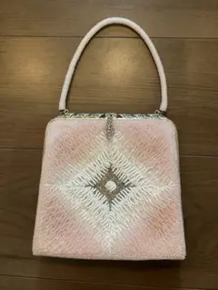 美品　ビーズ刺繍の和装用バッグ ビーズ刺繍バッグ 和装 レトロ - メルカリ