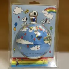 USJ　スヌーピー　地球儀　お菓子缶　2011のサムネイル