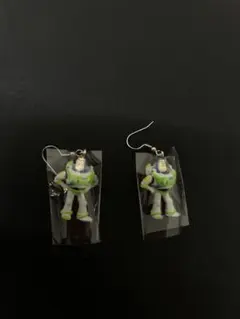 トイストーリー　バズ・ライトイヤー ピアス 約5cm