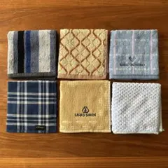 タオルハンカチ　まとめ　６枚セット