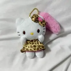 ハローキティ ヒョウ柄 マスコット