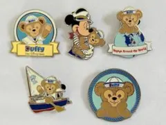 ④ダッフィー海外ピンバッジ