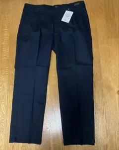 メンズ　スラックスパンツ　ネイビー
