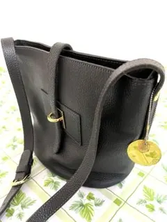 美品❤️【BARDOT ROSE 】バルドロゼ　牛革　ショルダーバッグ　BK