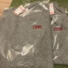 ファッションセンターしまむら　ロゴ入り　トレーナー　ズボン　スウェット　140