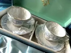 ノリタケ　レースウッドゴールド カップ&ソーサーペア
