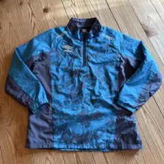 UMBRO アンブロ ピステ 150cm 長袖 ウインドブレーカー 青