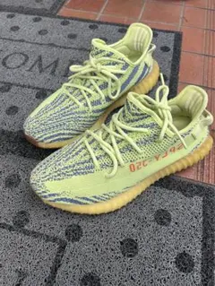 Yeezy Boost 350 V2 ライムグリーン/ブルー　28 美品