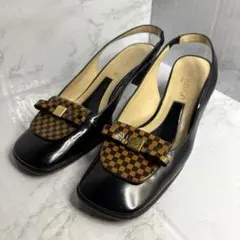 LOUIS VUITTON モノグラム ウェッジソール サンダル 35.5 - メルカリ