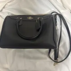 COACH ミニボストン2way ブラック
