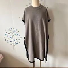 ノースリーブ　ニットワンピース　4Ｌ