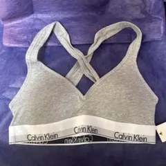 新品未使用 カルバンクライン ブラジャー グレー L