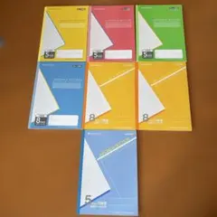 ジャポニカセクション　B5判　5ｍｍ方眼罫 8mm方眼罫　7冊セット　学習帳のサムネイル