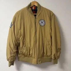 RODEO CROWNS ロデオ　ベージュ ボンバージャケット フリース裏地
