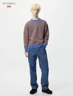 【タグ付き】UNIQLO×JWA ストレートジーンズ　ストレートデニム　コラボ