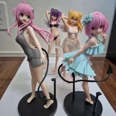 アニメキャラクター フィギュア 4体セット