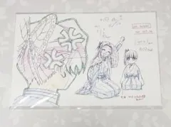 鬼滅の刃 ufotablecafe 絵巻カフェ 展示 ポストカード 胡蝶姉妹