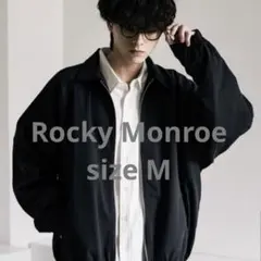 Rocky Monroe ジップアップ ブルゾン ブラック ジャケット サイズM