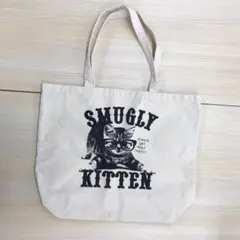 SMUGLY KITTEN トートバッグ 猫柄　HMY-72