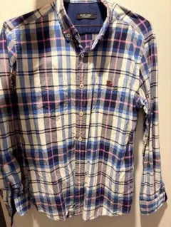 BLACK LABEL BURBERRY チェック柄長袖シャツ サイズ2