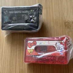 サンリオ　ガチャガチャ　カセットテープ バッドバツマル　ハローキティ