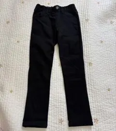 BREEZE ブラック スキニーパンツ 120 ストレッチ