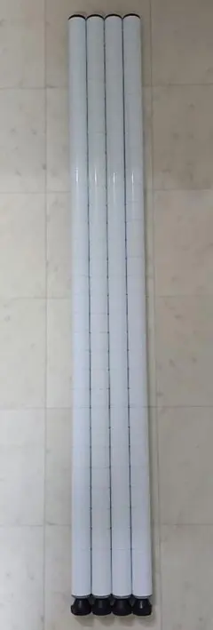 ホームエレクター 1000mm ポスト（ポール）　ホワイト　白　8本 ホームエレクター 1000mm ポスト（ポール） ホワイト 白 8本