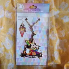 ディズニー 40周年 バッグチャーム ミッキー