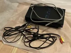 ジャンク品　PlayStation2 本体 ブラック AVケーブル付き