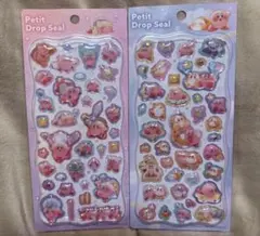 カービィ　プチドロップシール　2枚セット