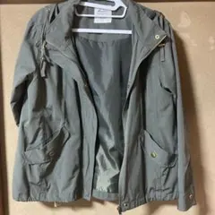 フード付き マウンテンパーカー Mカーキカラー