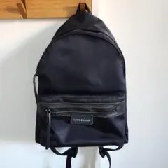 LONGCHAMP ブラック ナイロン リュック