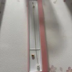 K18パールネックレス、K24ハートトップ、 二点セット