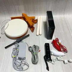 Wii 本体 ケーブル コントローラー リモコン タタコン セット