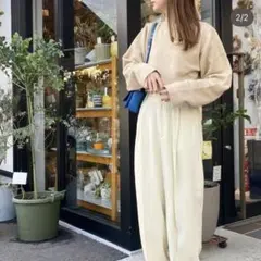 THE SHISHIKUI CCC ニット CREAM WHITE THE SHISHIKUIニット(Ccc/CREAM WHITE)