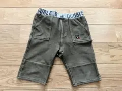 DOUBLE.B 半ズボン 90cm カーキ