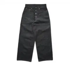 noremid 完売品　リジットデニムワイドパンツ - INDIGO