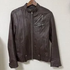 【羊革】MICHEL KLEIN homme シングルライダースジャケット