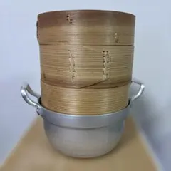 島本製作所 ＳＳ 竹製蒸し器と鍋 15.5cmのサムネイル