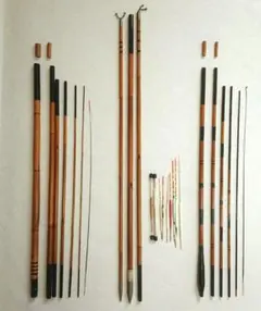 ￼釣り具 和竿 ヘラ竿 竹竿 玉の柄 15本 大量セット 春洋作 など 釣り具 和竿 ヘラ竿 竹竿 玉の柄 15本 大量セット 春洋作