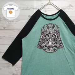 STAR WARS　スターウォーズ　ダース・ベイダー　ラグラン　七分袖　海外古着のサムネイル