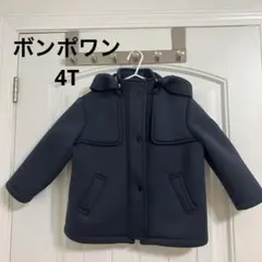 美品　ボンポワン　コート　ジャケット　4T 110 120 ネイビー