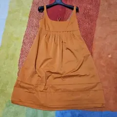 FOXEY　ストラップワンピース　オレンジ