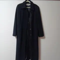 未使用級♡東京ソワール ロングコート 女優襟 アンゴラ LL チャコールグレー 未使用級♡東京ソワール ロングコート 女優襟 アンゴラ LL