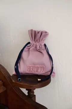 HLT Monogram Satin Pouch 大阪ノベルティ