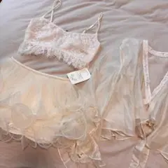 【新品】Colin 高級フラワーレース ワンピース 襟付き リボン 上品✨