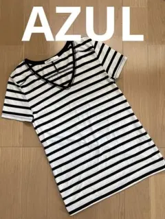 AZUL ボーダー　半袖　Mサイズ　美品のサムネイル