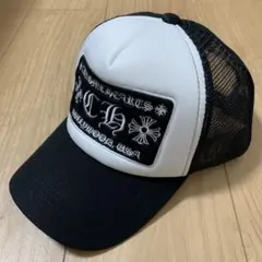 １点のみニット帽ビーニー帽子クロムロゴキャップホワイト