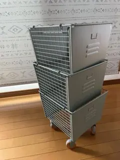 MUJI 無印良品 18-8 ステンレス ワイヤーバスケット5 2個セット - メルカリ