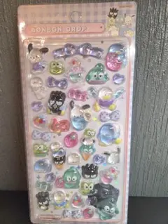 サンリオ　はぴだんぶい　ボンボンドロップシール